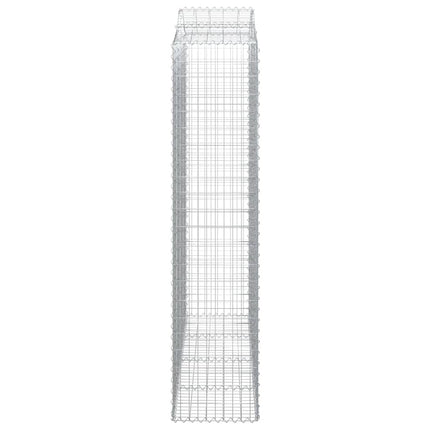 Cesto Gabbione ad Arco 200x50x220/240 cm Ferro Zincato