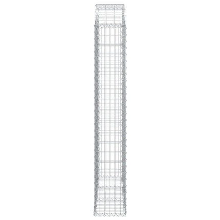 Cesto Gabbione ad Arco 150x30x180/200 cm Ferro Zincato