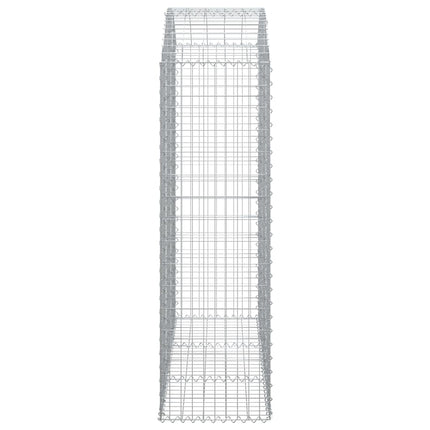 Cesto Gabbione ad Arco 150x50x160/180 cm in Ferro Zincato