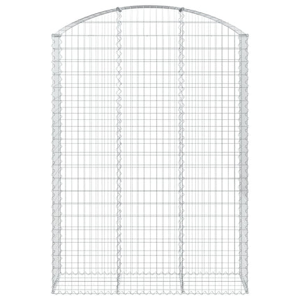 Cesto Gabbione ad Arco 150x50x200/220 cm Ferro Zincato