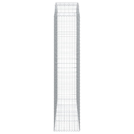 Cesto Gabbione ad Arco 200x50x220/240 cm Ferro Zincato