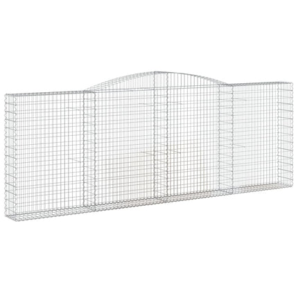 Cesto Gabbione ad Arco 400x30x140/160 cm Ferro Zincato