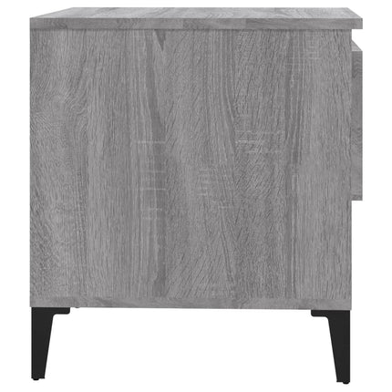 Tavolini 2 pz Grigio Sonoma 50x46x50 cm in Legno Multistrato