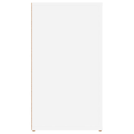 Credenza Bianca 100x33x59,5 cm in Legno Multistrato