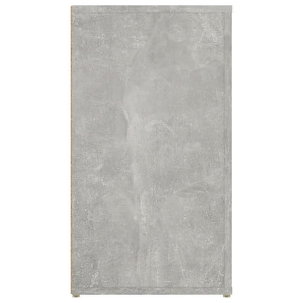 Credenza Grigio Cemento 100x33x59,5 cm in Legno Multistrato