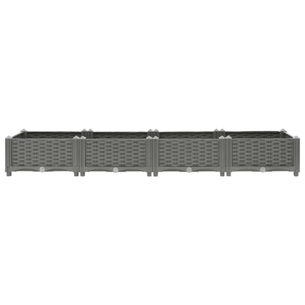 Fioriera Rialzata 160x40x23 cm in Polipropilene