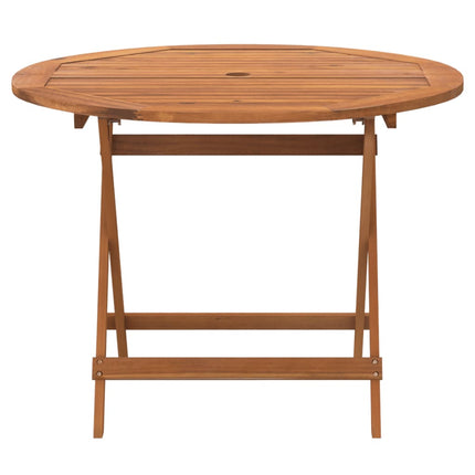 Tavolo da Giardino Pieghevole ÃƒÆ’Ã†â€™Ãƒâ€¹Ã…â€œ 90x75 cm Legno Massello Acacia