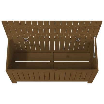 Contenitore da Giardino Ambra 108x42,5x54cm Legno Massello Pino