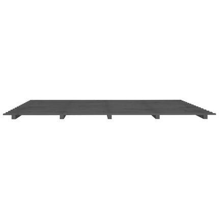 Giroletto Grigio 200x200 cm in Legno Massello di Pino