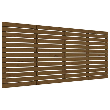 Testiera da Parete Ambra 156x3x91,5cm in Legno Massello di Pino