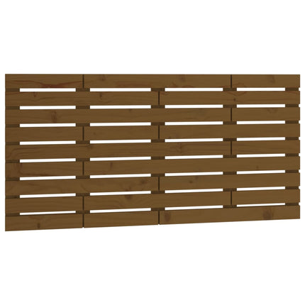 Testiera da Parete Ambra 126x3x63 cm in Legno Massello di Pino