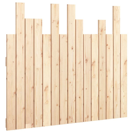 Testiera da Parete 95,5x3x80 cm in Legno Massello di Pino