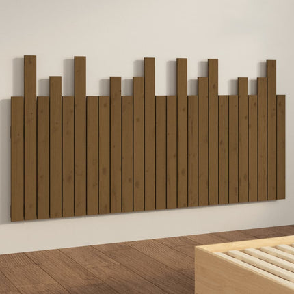 Testiera da Parete Ambra 159,5x3x80cm in Legno Massello di Pino