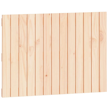 Testiera da Parete 82,5x3x60 cm in Legno Massello di Pino