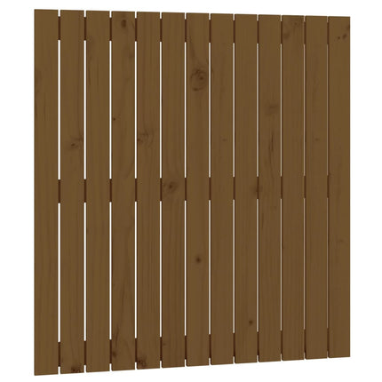 Testiera da Parete Ambra 82,5x3x90cm in Legno Massello di Pino