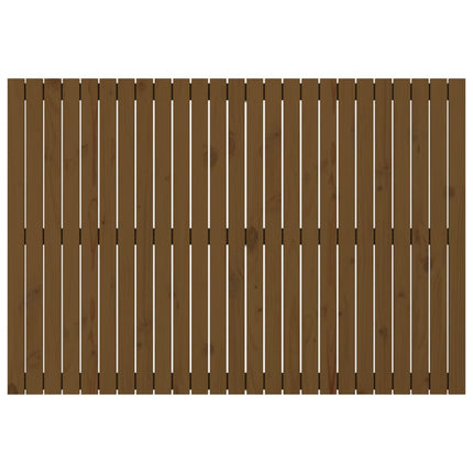Testiera da Parete Ambra 159,5x3x110 cm Legno Massello di Pino