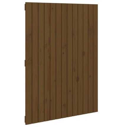 Testiera da Parete Ambra 82,5x3x110cm in Legno Massello di Pino