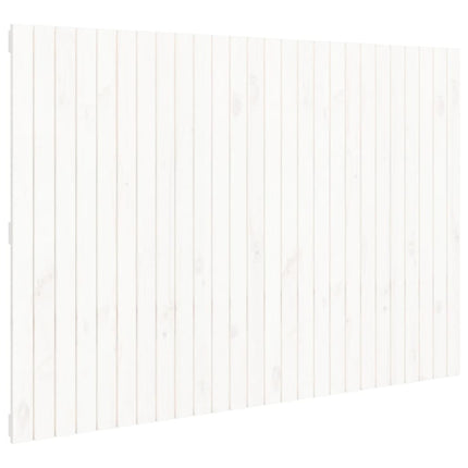 Testiera da Parete Bianca 166x3x110 cm Legno Massello di Pino