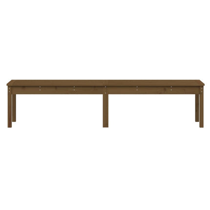 Panca Giardino 2 Posti Ambra 203,5x44x45cm Legno Massello Pino