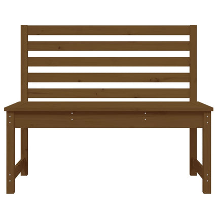 Panca da Giardino Ambra 109 cm in Legno Massello di Pino