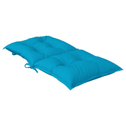 Cuscini per Sedia da Giardino 4 pz Blu 100x50x7 cm Tessuto