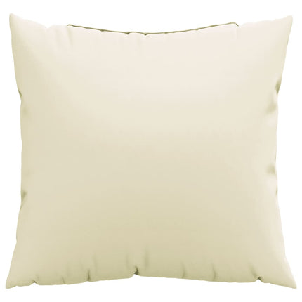 Cuscini per Divano 4 pz Crema 50x50 cm in Tessuto
