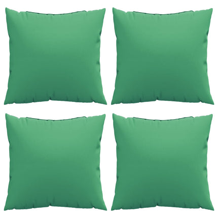 Cuscini per Divano 4 pz Verdi 50x50 cm in Tessuto
