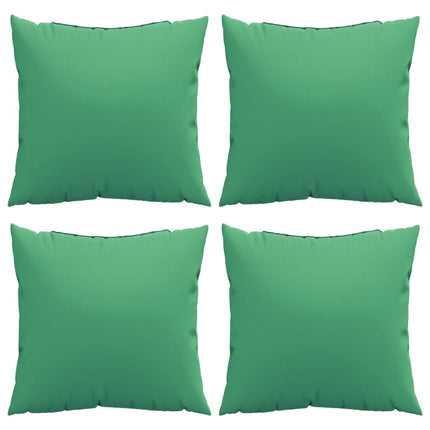 Cuscini per Divano 4 pz Verdi 60x60 cm in Tessuto