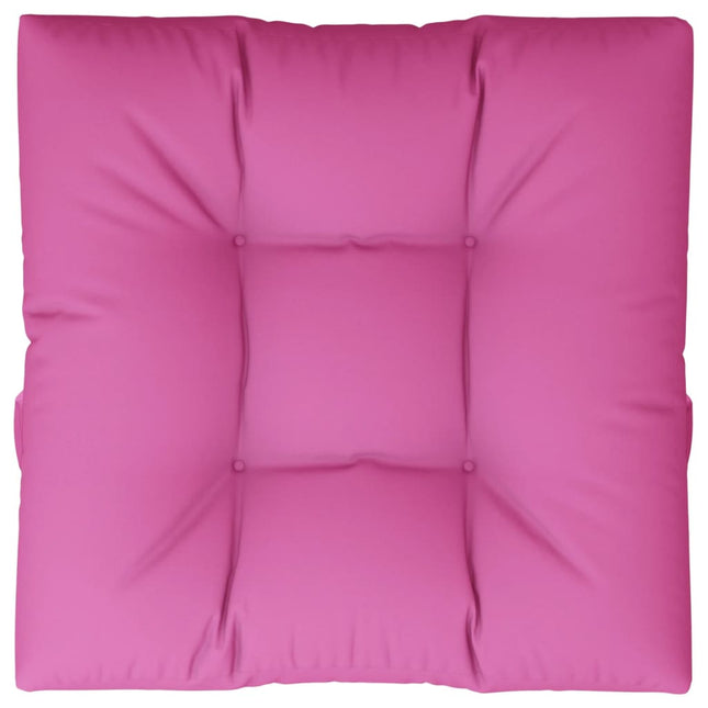 Cuscino per Pallet Rosa 80x80x12 cm in Tessuto