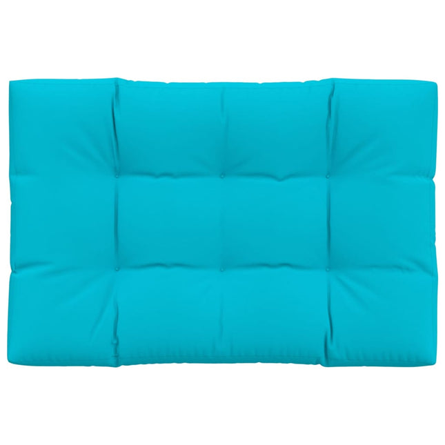 Cuscino per Pallet Turchese 120x80x12 cm in Tessuto