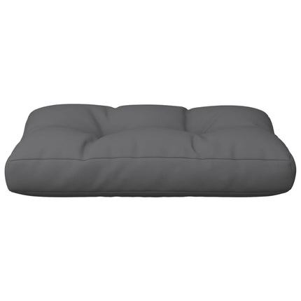 Cuscino per Pallet Antracite 60x40x12 cm in Tessuto