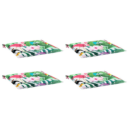 Cuscini per Sedia 4pz Multicolore 40x40x3 cm in Tessuto