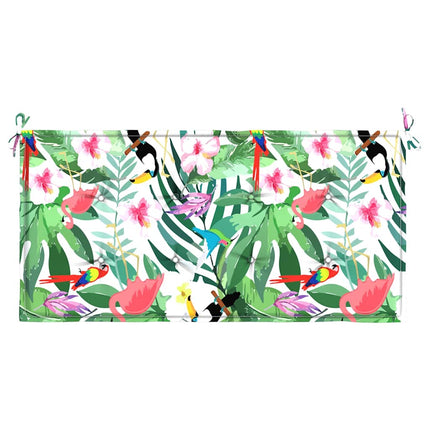 Cuscino Panca da Giardino Multicolore 100x50x3cm Tessuto Oxford