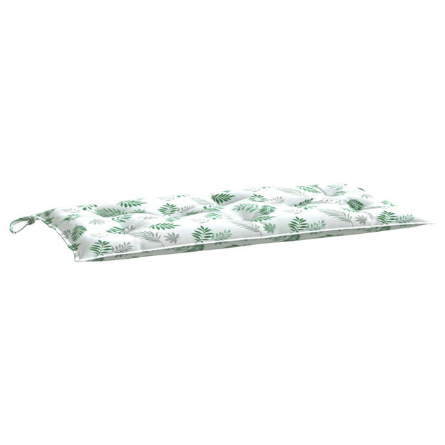 Cuscino per Panca a Foglie 100x50x7 cm in Tessuto Oxford
