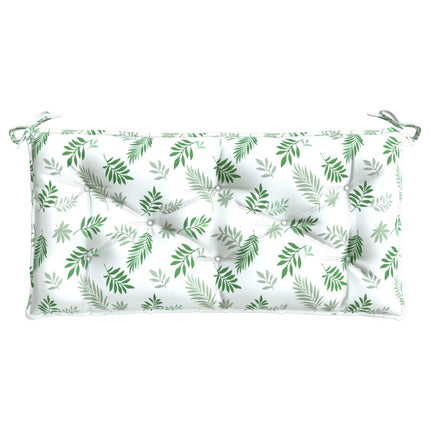 Cuscino per Panca a Foglie 100x50x7 cm in Tessuto Oxford