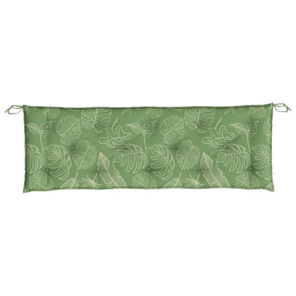 Cuscino per Panca a Foglie 150x50x7 cm in Tessuto Oxford