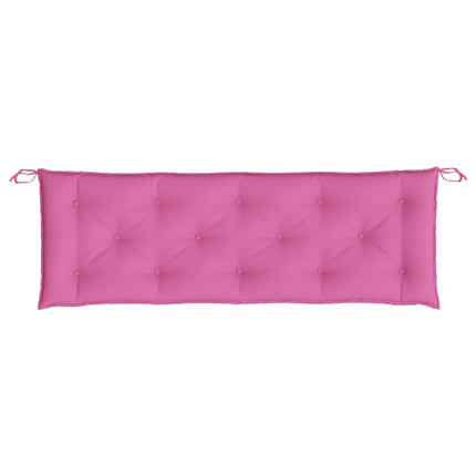 Cuscini per Panca da Giardino 2 pz Rosa 150x50x7 cm in Tessuto