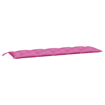 Cuscini per Panca 2 pz Rosa in Tessuto Oxford