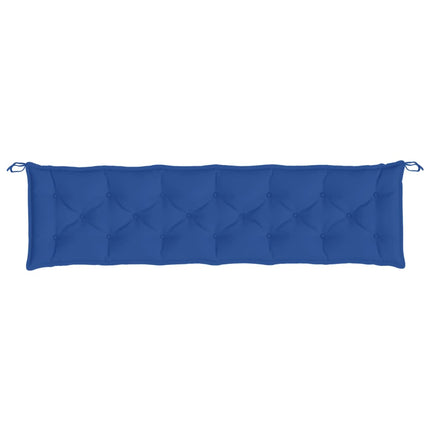 Cuscini per Panca 2 pz Blu 200x50x7 cm in Tessuto Oxford