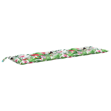 Cuscini Panca da Giardino 2pz Multicolore 200x50x7cm in Tessuto