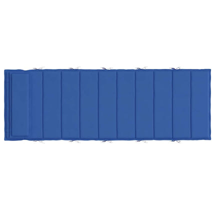 Cuscino per Lettino Blu Reale 180x60x3 cm in Tessuto Oxford