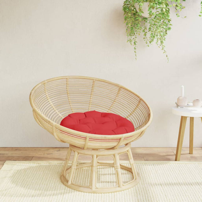 Cuscino Rotondo Rosso ÃƒÆ’Ã‹Å“ 60x11 cm in Tessuto Oxford
