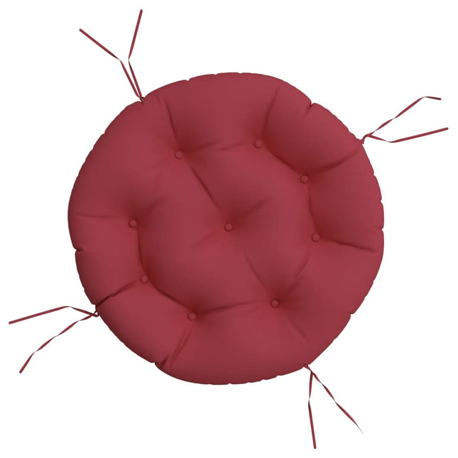 Cuscino Rotondo Rosso Vino ÃƒÆ’Ã‹Å“ 60x11 cm in Tessuto Oxford