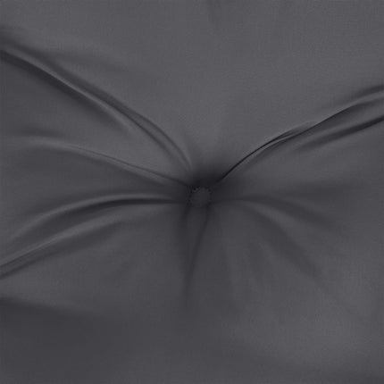 Cuscino Rotondo Antracite ÃƒËœ 100x11 cm in Tessuto Oxford