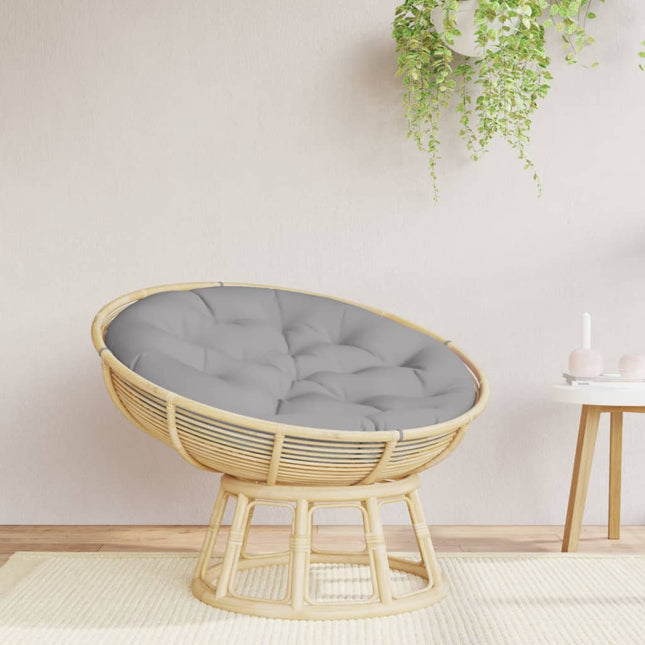Cuscino Rotondo Grigio ÃƒËœ 100x11 cm in Tessuto Oxford