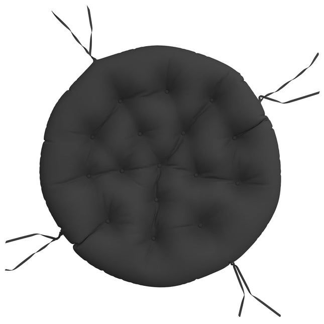 Cuscino Rotondo Nero ÃƒÆ’Ã‹Å“ 100x11 cm in Tessuto Oxford