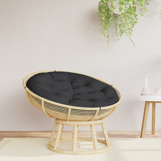 Cuscino Rotondo Nero ÃƒÆ’Ã‹Å“ 100x11 cm in Tessuto Oxford