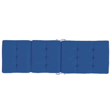 Cuscini per Sedia a Sdraio 2 pz Blu Reale in Tessuto Oxford