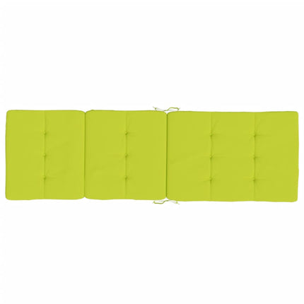 Cuscini per Sedia a Sdraio 2 pz Verde Chiaro in Tessuto Oxford