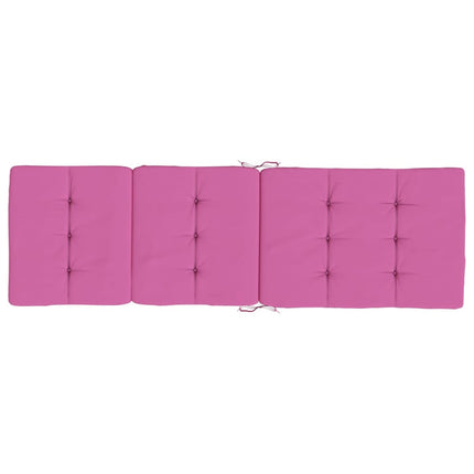 Cuscini per Sedia a Sdraio 2 pz Rosa in Tessuto Oxford